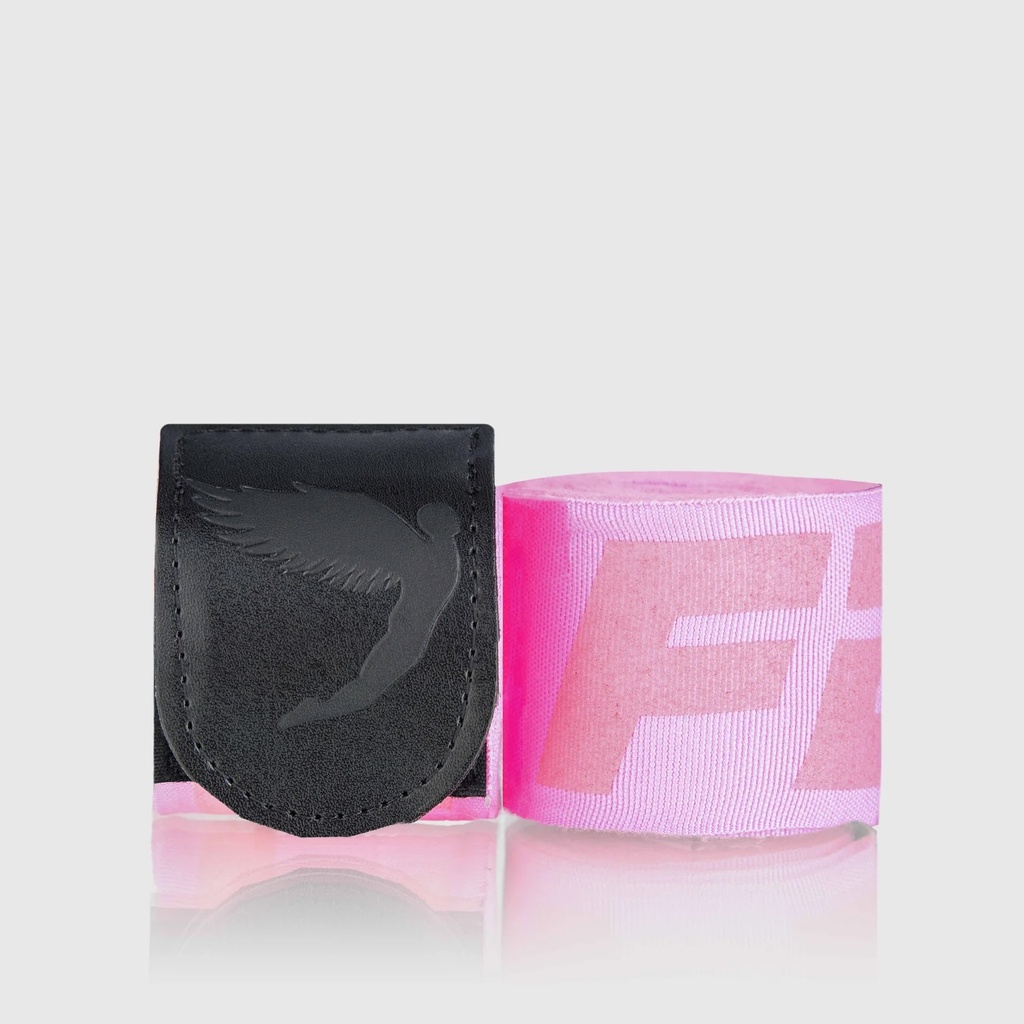 Fly Boxbandagen Big Logo 4,5m, Pink