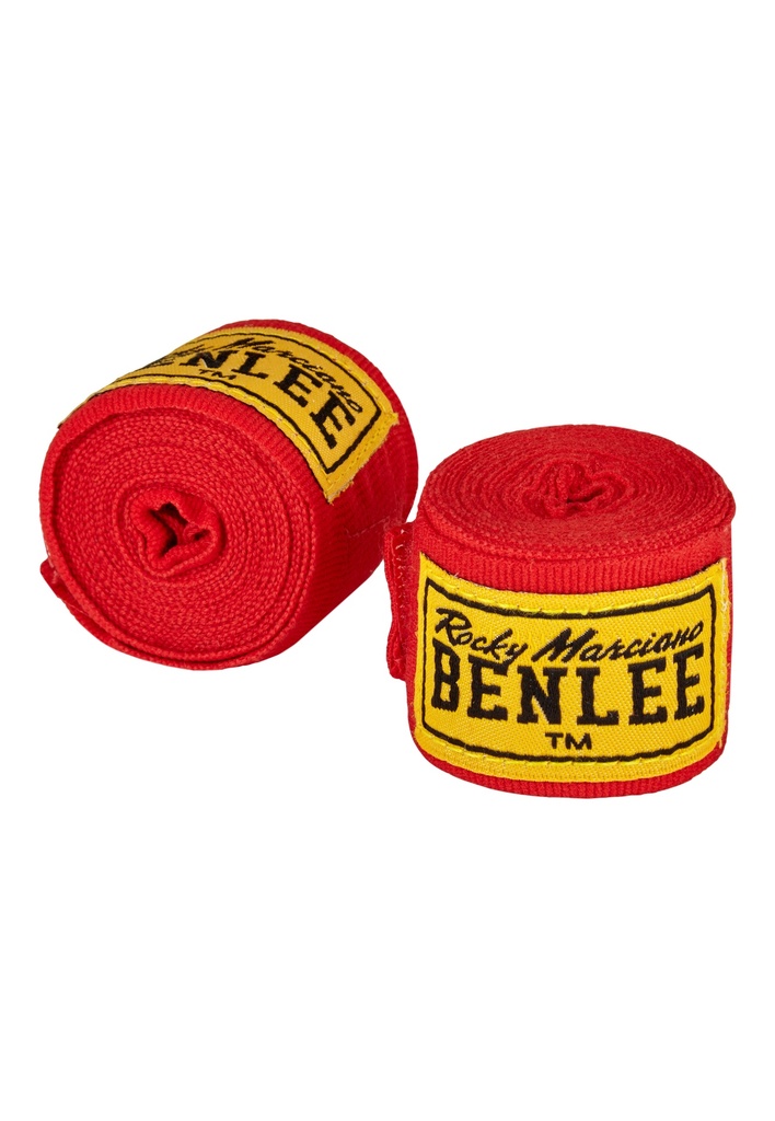 BenLee Boxbandagen 4,5m Halbelastisch, Rot