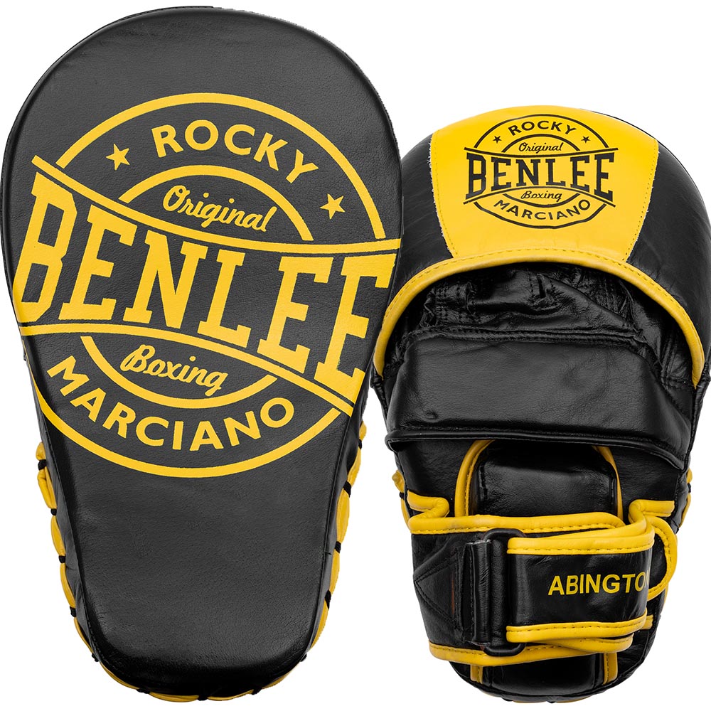 BenLee Punch Mitts Long Abington Lea, Black-Yellow