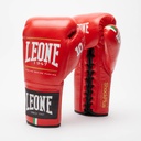 Leone Boxing Gloves Shock Plus Laces, Red