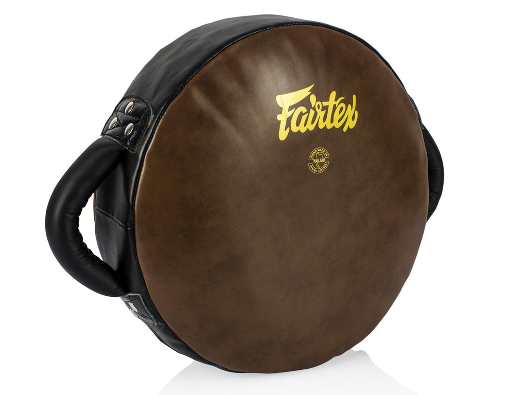 Fairtex Punch Shield Round 38x13cm, Braun