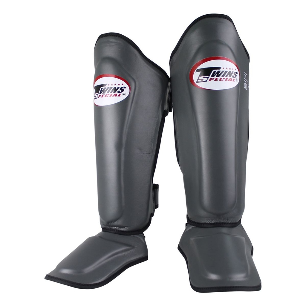 Twins Shin Guards SG7 Skintex, Gray