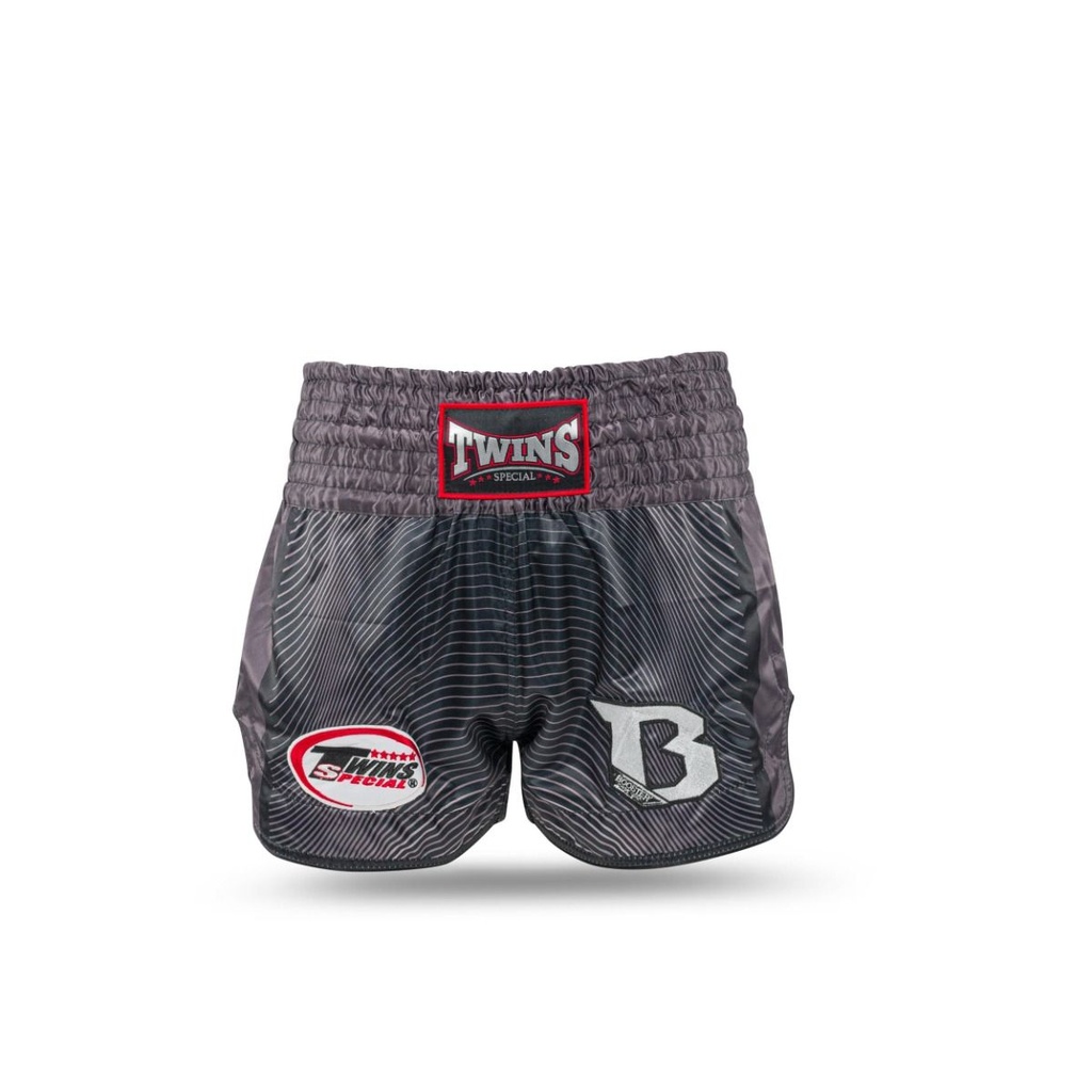 Twins X Booster Muay Thai Shorts No.1 , Black