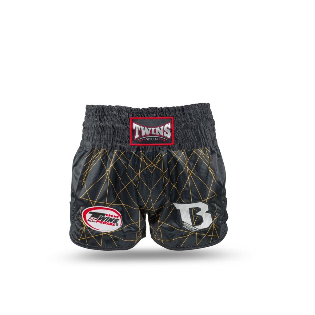 Twins X Booster Muay Thai Shorts No.2, Black