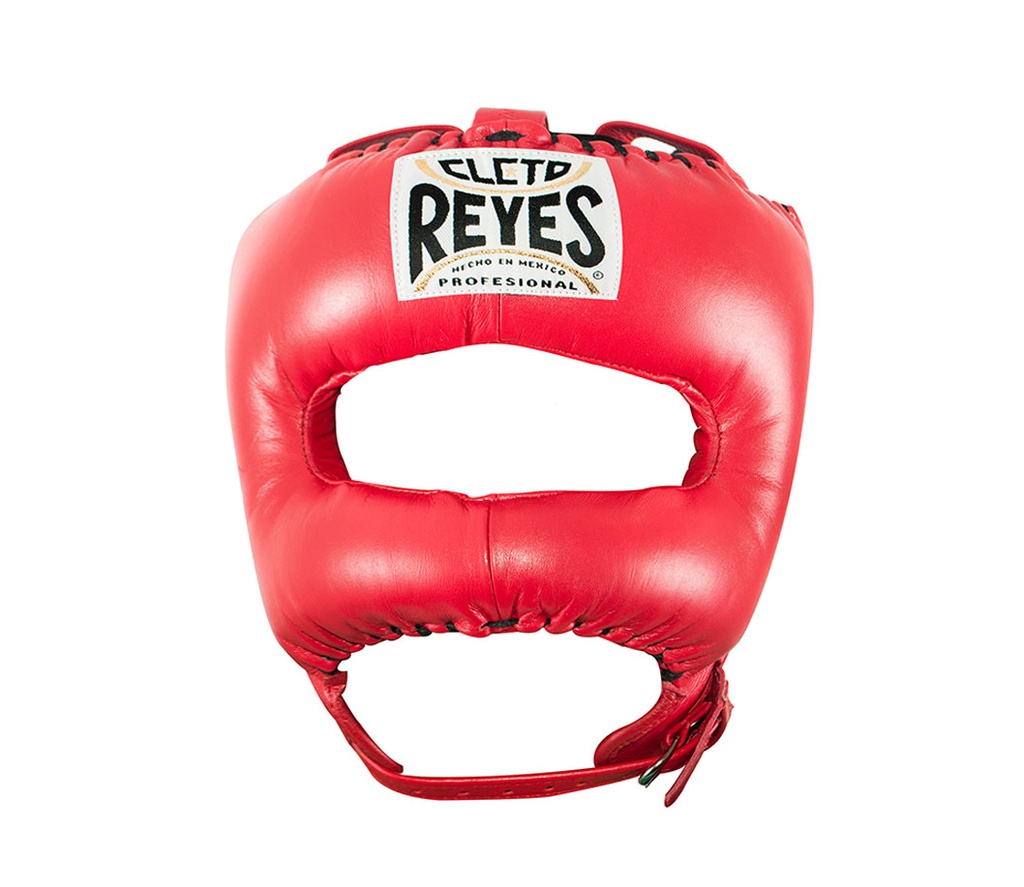 Cleto Reyes Head Guard with Pointed Face Bar, Red