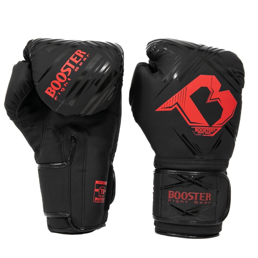 Booster Boxhandschuhe Alpha, Schwarz-Rot