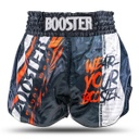 Booster Muay Thai Shorts Performance, Black-Orange