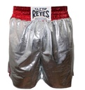 Cleto Reyes Boxing Shorts Metallic, Silver-Red