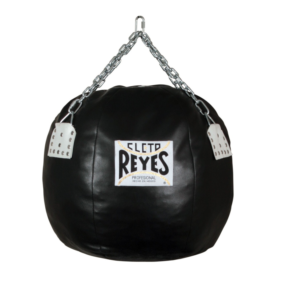 Cleto Reyes Boxsack Wrecking Ball Leder 65cm Durchmesser 30kg, Schwarz