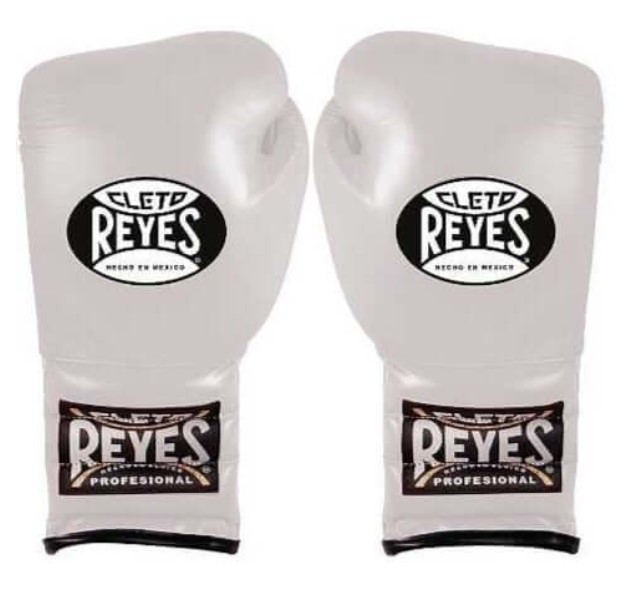 Cleto Reyes Boxing Gloves Traditional Training with Laces, Pearl