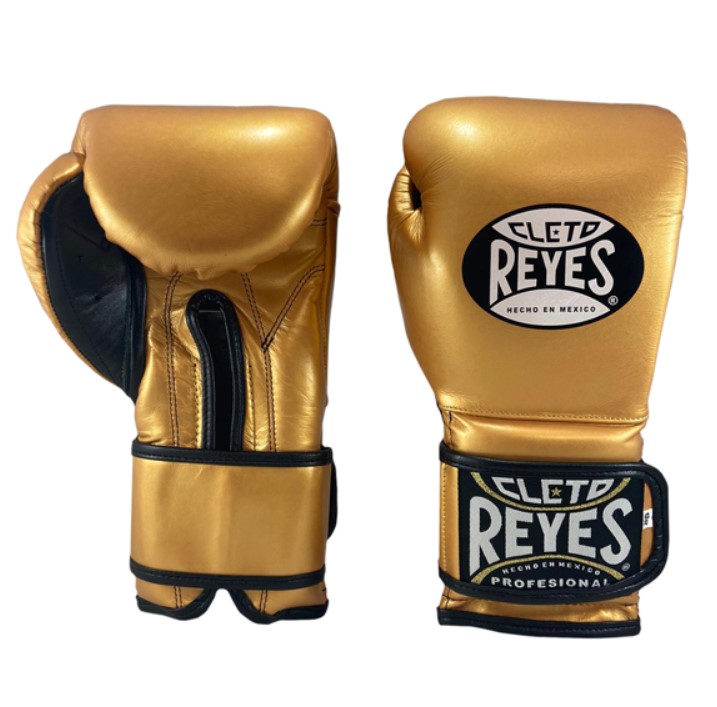 Cleto Reyes Boxing Gloves Training Velcro, Gold