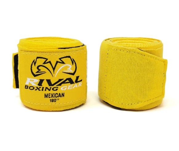 Rival Boxbandagen Mexican 3,5m, Gelb