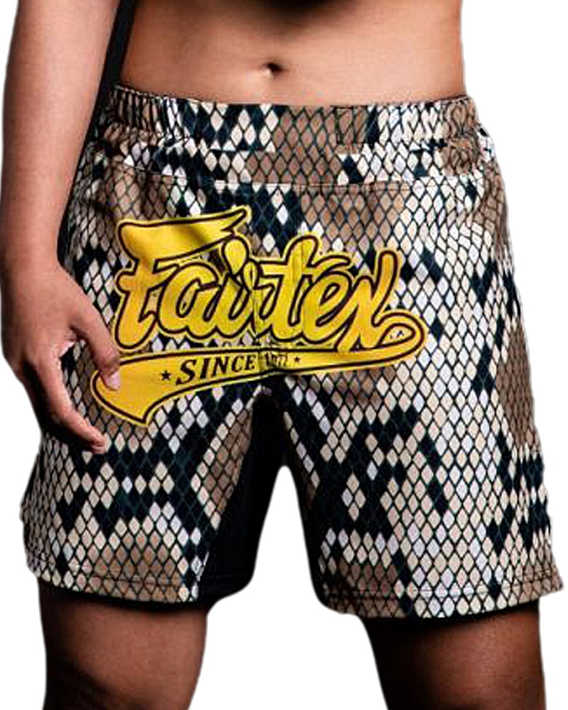 Fairtex Fight Shorts Phyton AB19, Brown