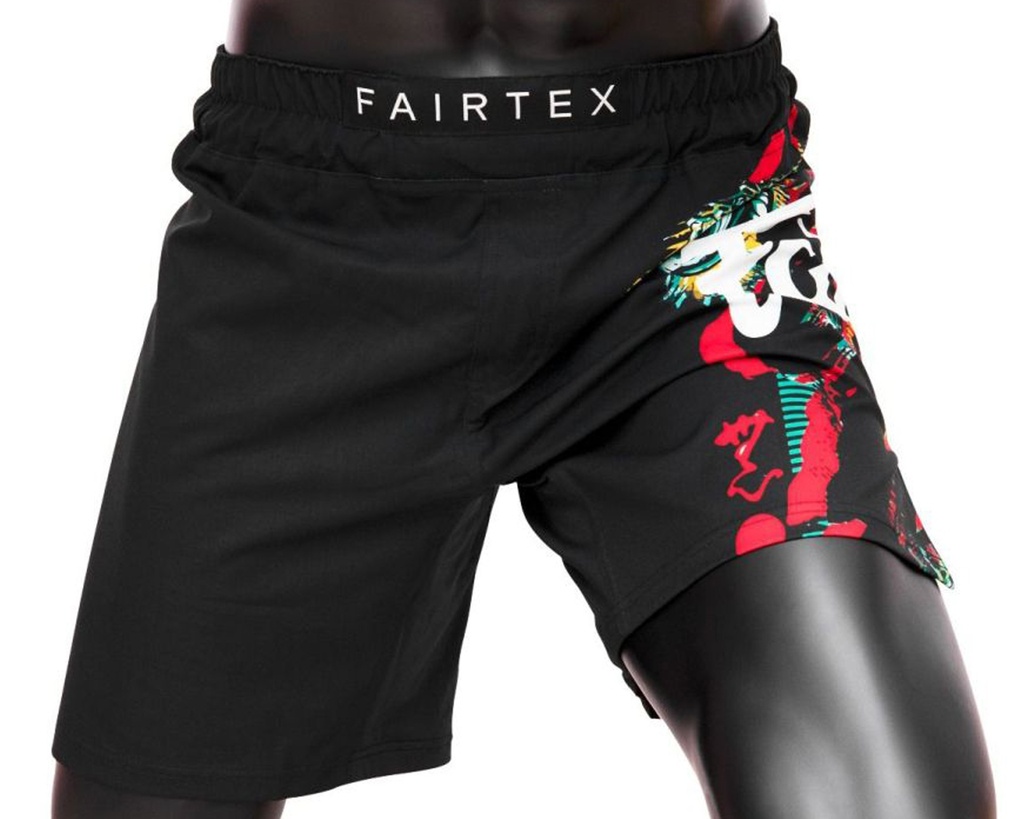 Fairtex Fight Shorts Wild AB13, Schwarz