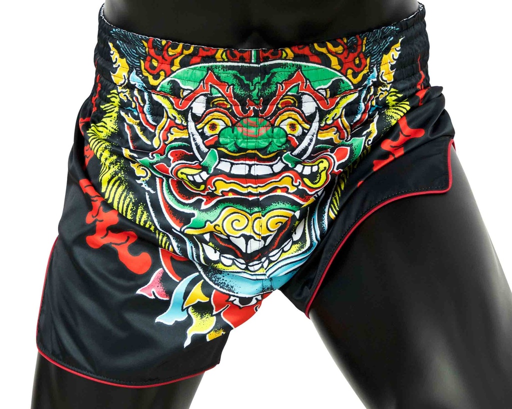 Fairtex Muay Thai Shorts BS1912 Kabuki, Schwarz