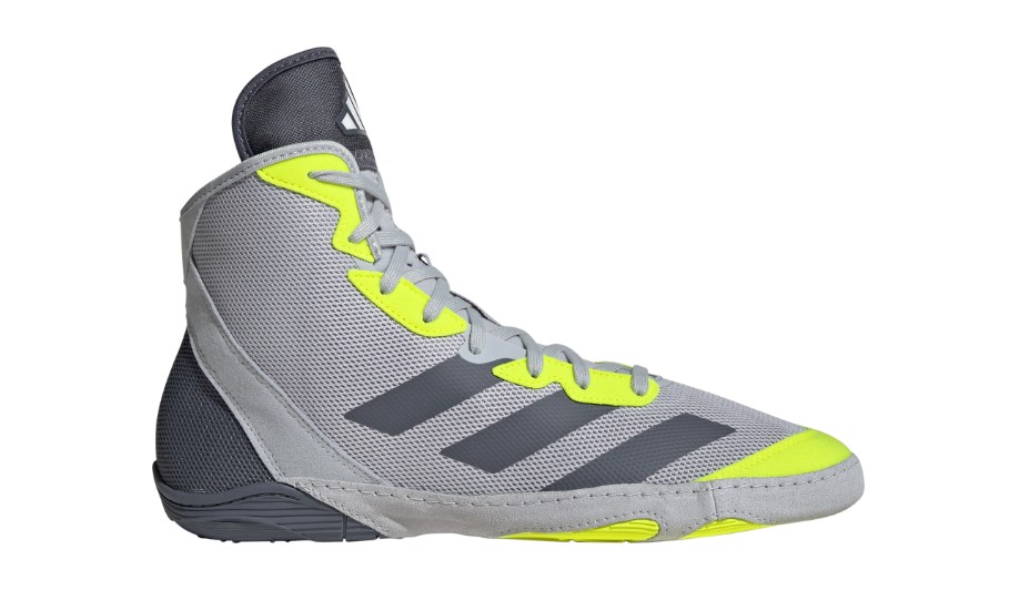 Adidas Wrestling Shoes Adizero, Gray-Yellow