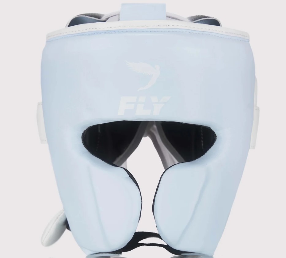 Fly Head Guard Cheek Protector Knight X, Light Blue