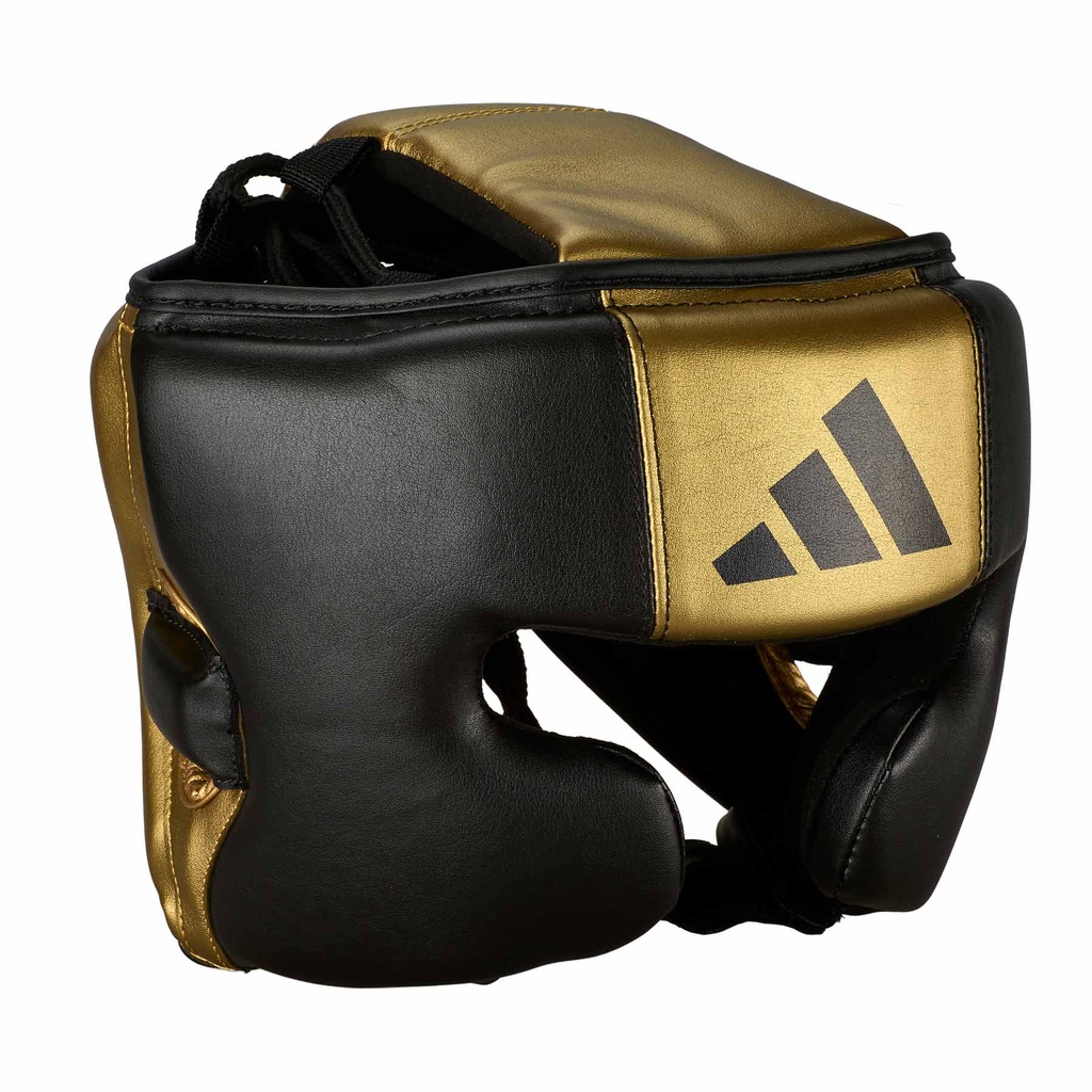 adidas Kopfschutz Cactus Speed Pro, Schwarz-Gold