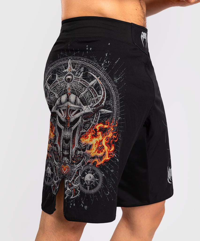 Venum Fight Shorts Gladiator 5.0, Black-Silver