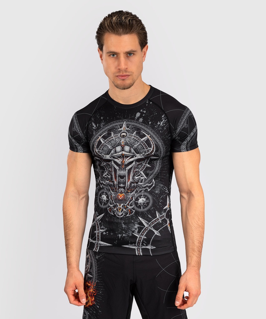 Venum Rash Guard Gladiator 5.0, Black-Silver