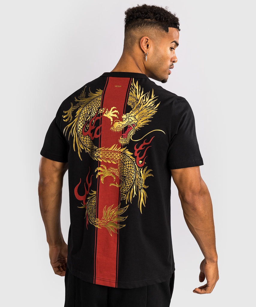 Venum T-Shirt Tekken 8 Marshall Law, Black-Red-Gold