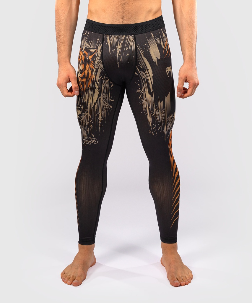 Venum Compression Pants Tiger, Schwarz