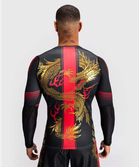 Venum Rash Guard X Tekken 8 Marshall Low, Black-Red