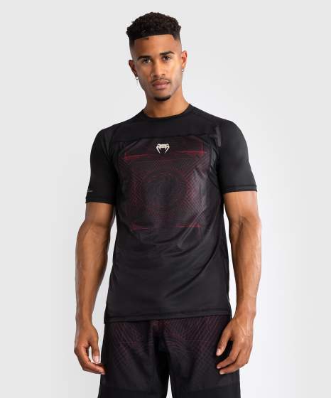 Venum T-Shirt G-Fit Air Dry-Tech, Schwarz-Rot