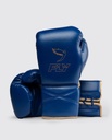 Fly Boxing Gloves Superlace X with Laces, Blue-Gold