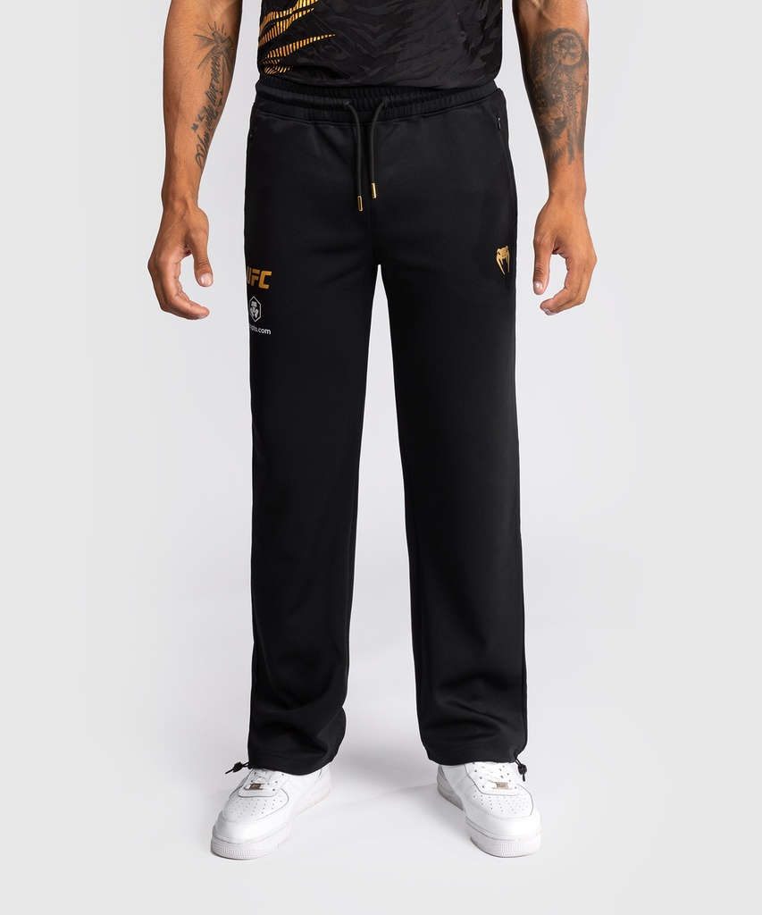 Venum Jogging Pants UFC Fusion Authentic Fight Night Straight Leg Champion, Black-Gold