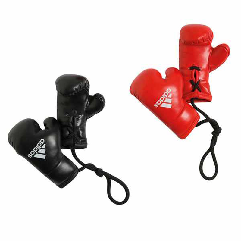 adidas Mini Boxing Gloves, Black-Red