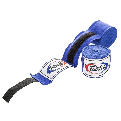 [HW2-B] Fairtex Hand Wraps 4.5m Semi-Elastic, Blue