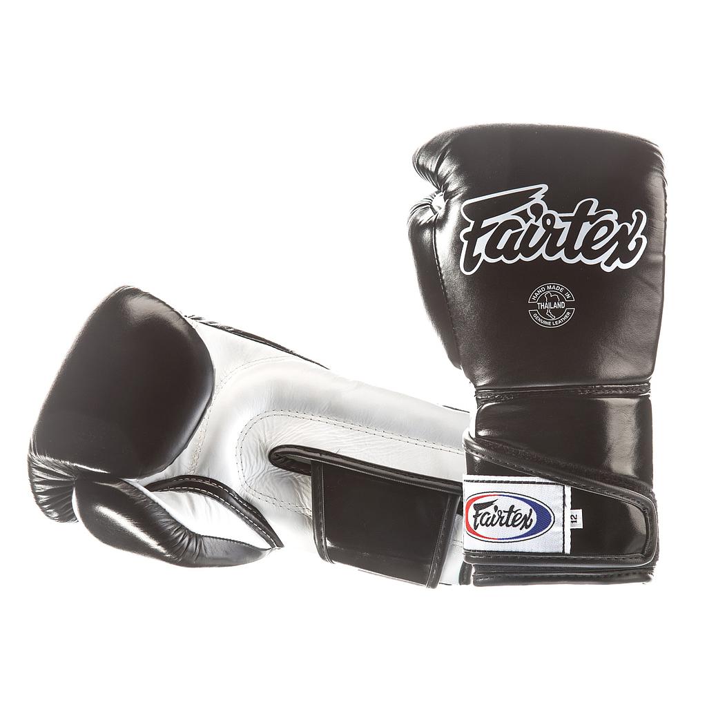 Fairtex Boxhandschuhe BGV6 Angular Sparring, Schwarz-Weiß