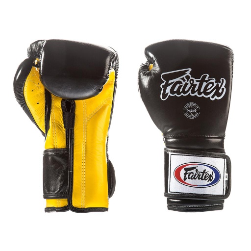 Fairtex Boxhandschuhe BGV9 Mexican Style, Schwarz-Gelb