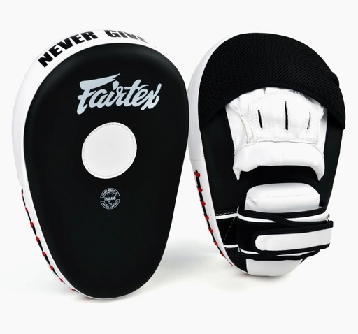 [FMV13-B-R] Fairtex Punch Mitts FMV13, Black-White