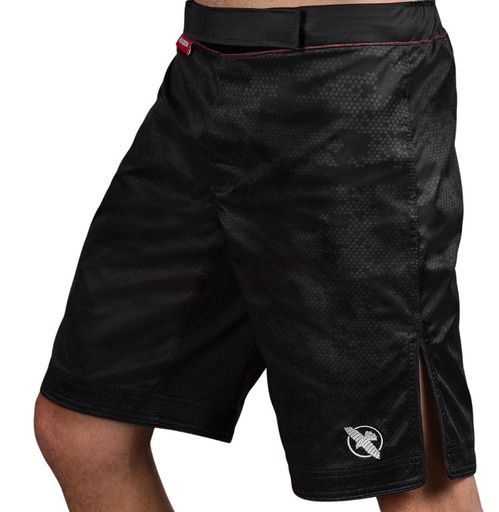 Hayabusa Fight Shorts Hexagon, Black