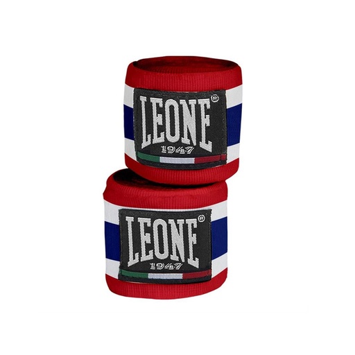 [AB705-TF-3-5] Leone Hand Wrap 3.5m Semi-Elastic, Red-White-Blue