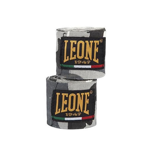 [AB705-C-G-3-5] Leone Boxbandage 3,5m Halbelastisch, Camo-Grau