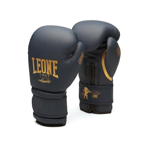 Leone Boxhandschuhe Edition Blau-Gold