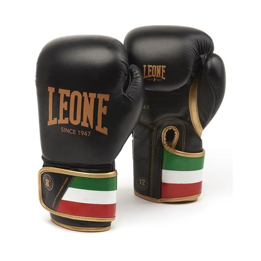 Leone Boxing Gloves Italy 47, Black