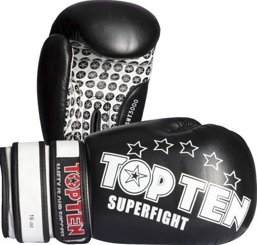 Top Ten Boxing Gloves Superfight 3000, Black