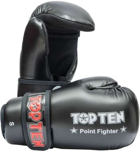 Top-Ten Pointfighter Handschuhe, Black