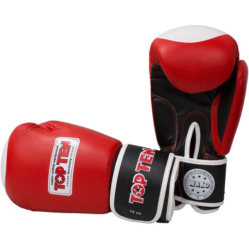 [2011-R] Top Ten Boxing Gloves WAKO, Red