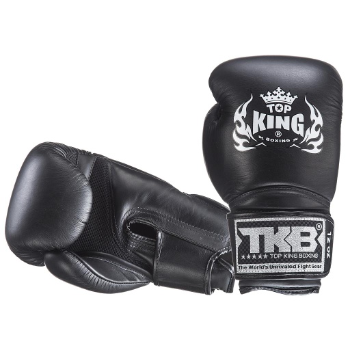 Top King Boxing Gloves Super Air, Schwarz