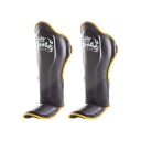 Top King Shin Guards, Black-Yellow