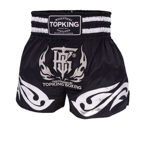 Top King Muay Thai Shorts TKTBS-094, Black