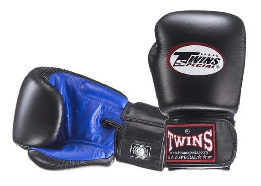 Twins Boxing Gloves BGVL-3T, Black-Blue