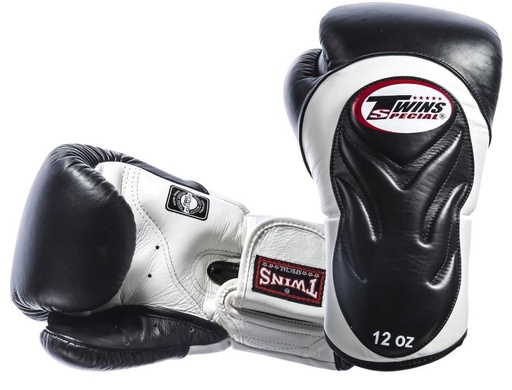 Twins Boxing Gloves BGVL-6, Black-White