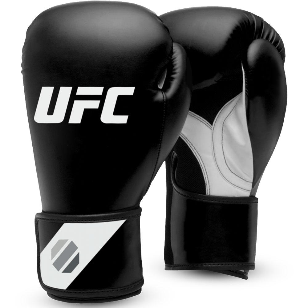 UFC Boxing Gloves Fitness, Black-White