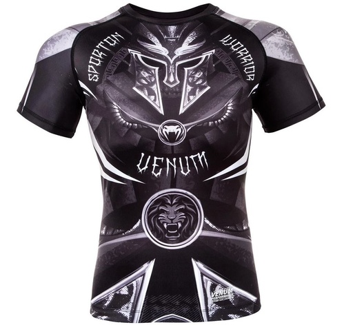 Venum Rash Guard Gladiator 3.0, Schwarz-Weiß